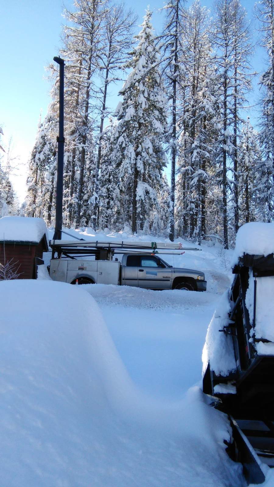 Pump Division Service Truck — Ready for Anything, Even Deep Snow