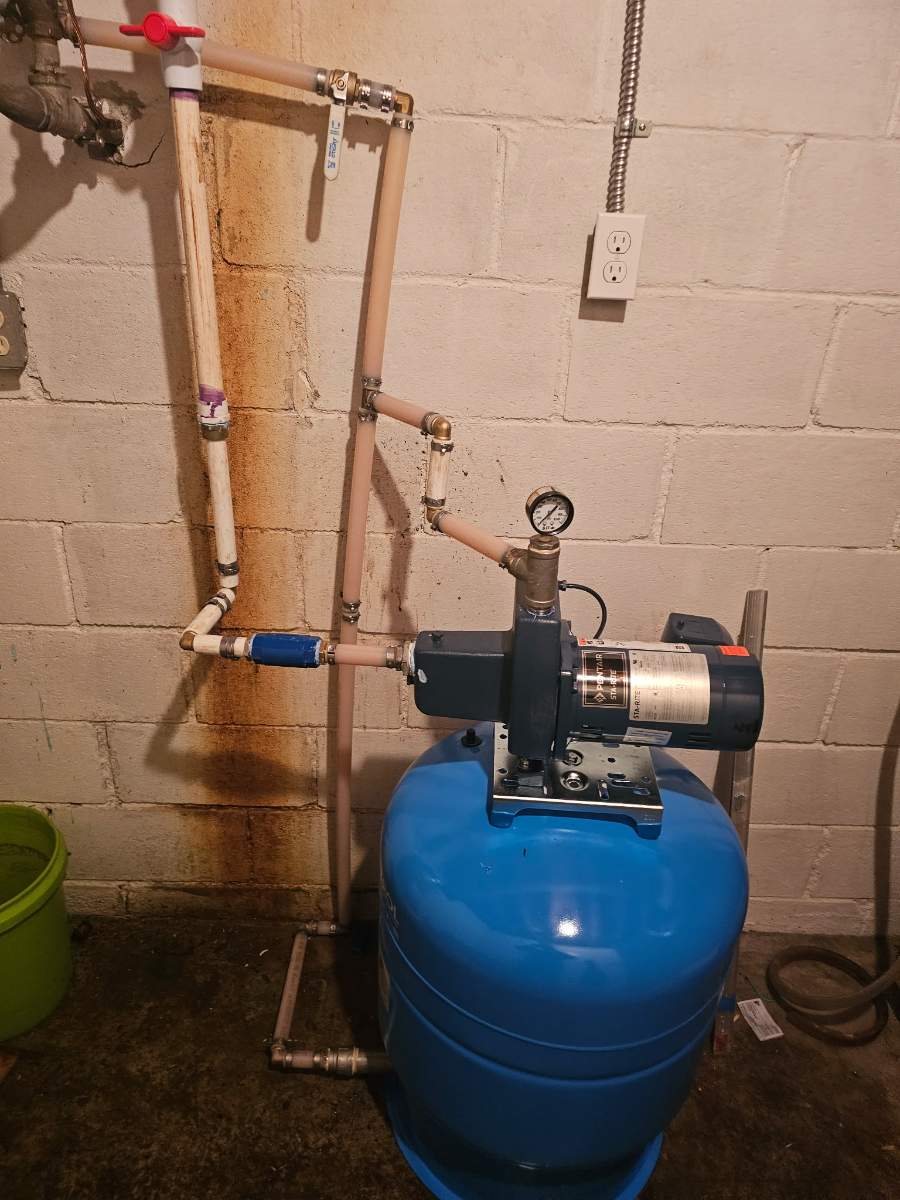 Jet Pump Replacement Job — New Sta-Rite Installation